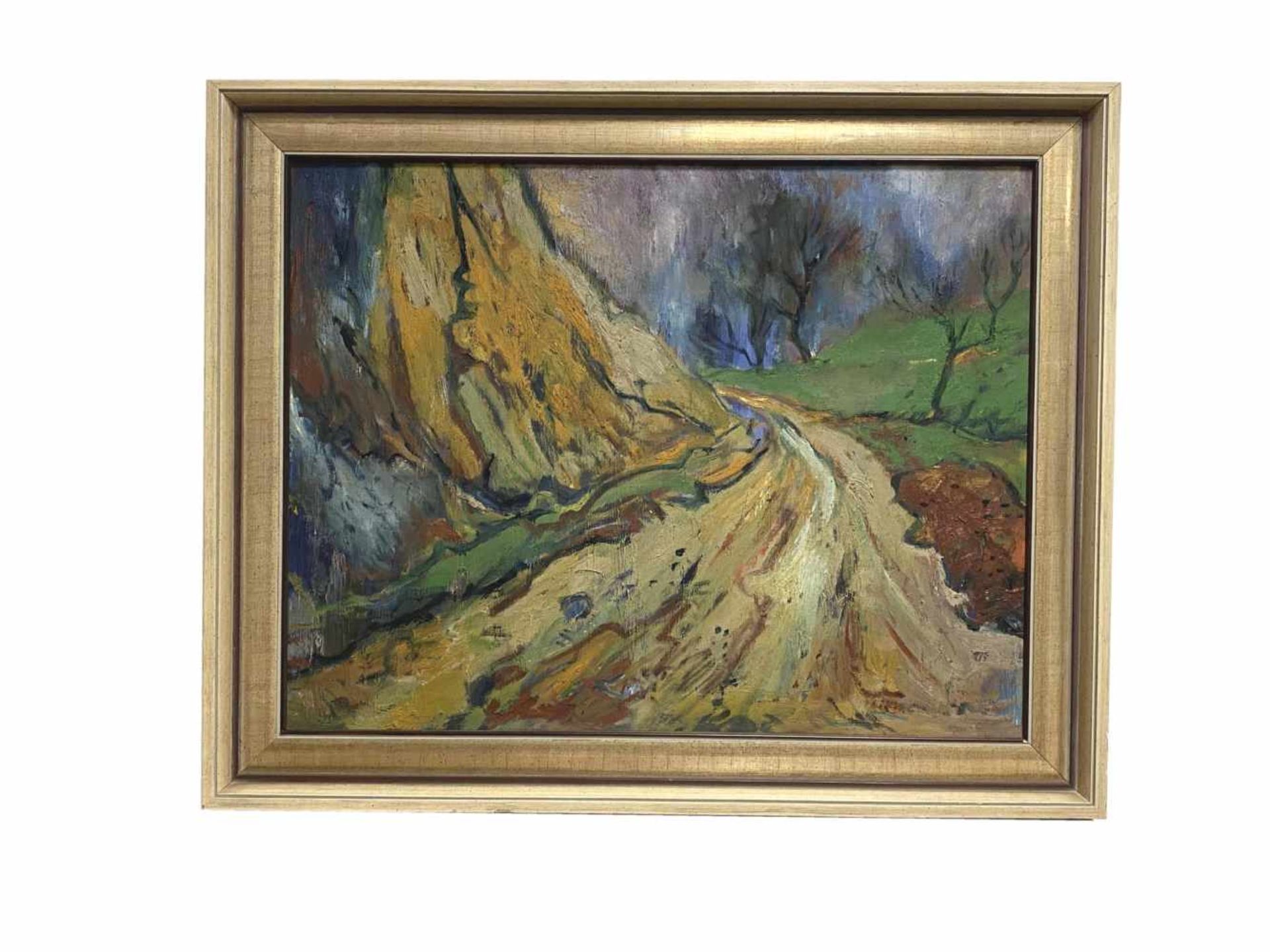 Josef Albert Benkert, "Einsamer Weg im Jura" - Bild 2 aus 3