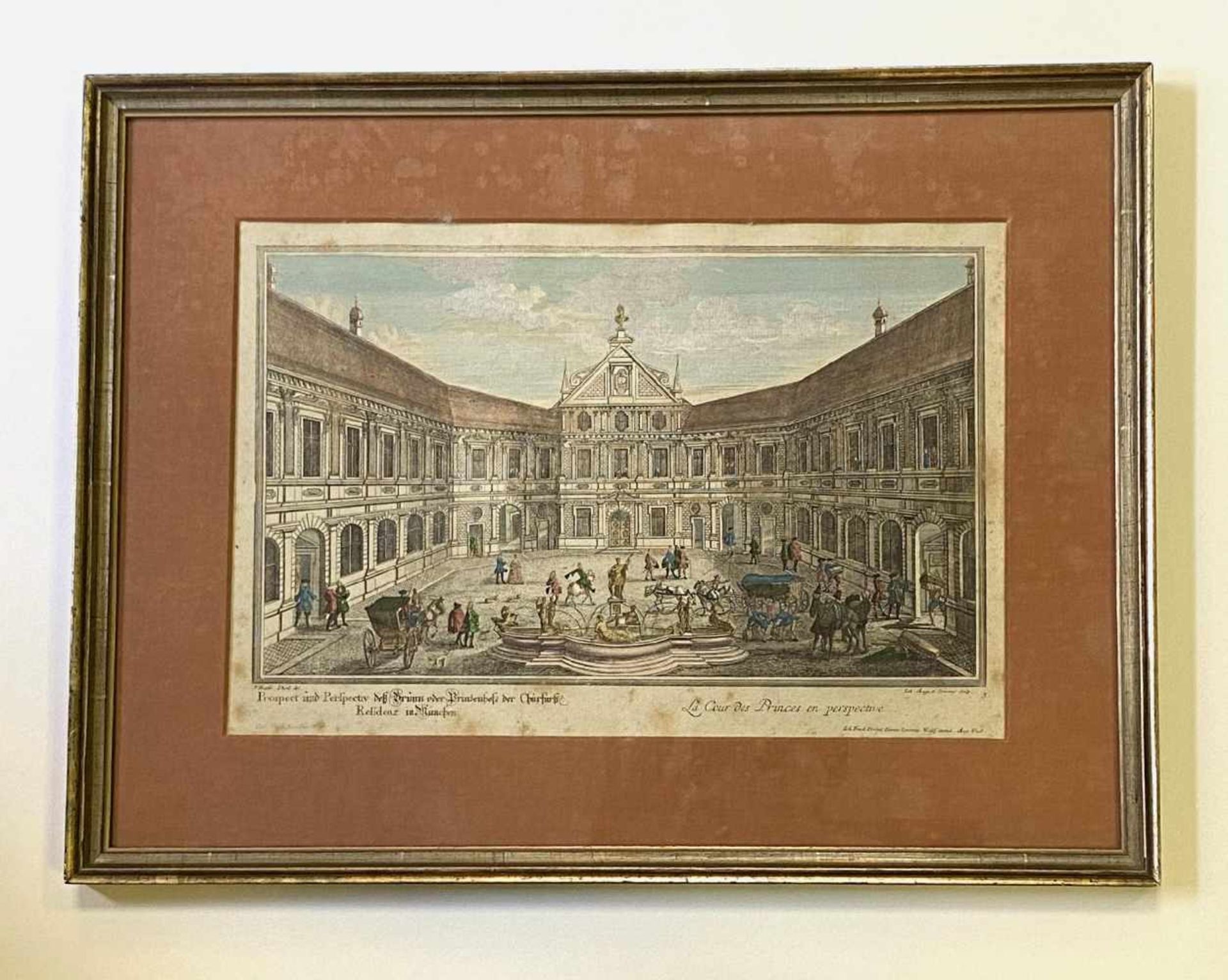 Johann August Corvinus, Die Residenz in München - Bild 2 aus 2