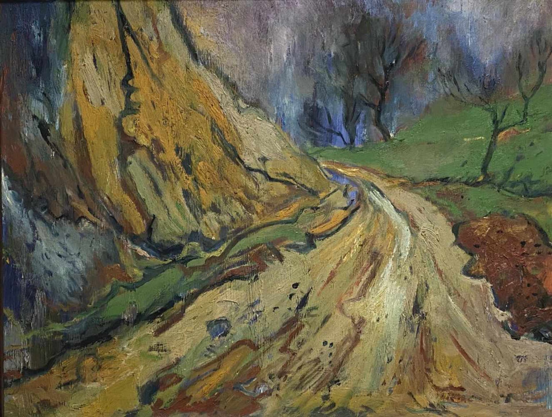 Josef Albert Benkert, "Einsamer Weg im Jura"