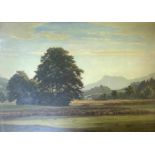 Rudolf Sieck, Sommerlandschaft bei Bernau am Chiemsee