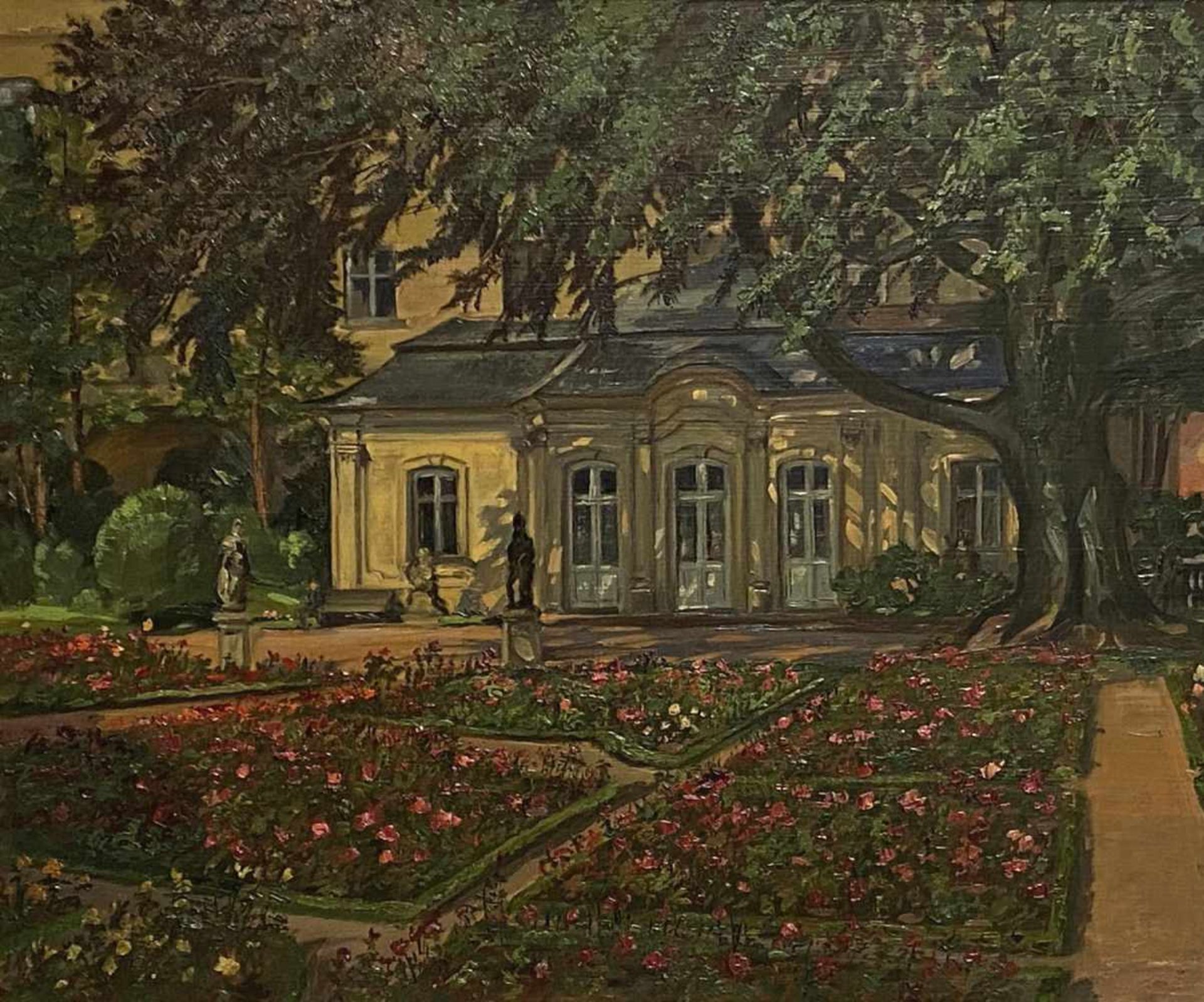 Hans Waltenberger, Der Pavillon im Rosengarten der Bamberger Neuen Residenz