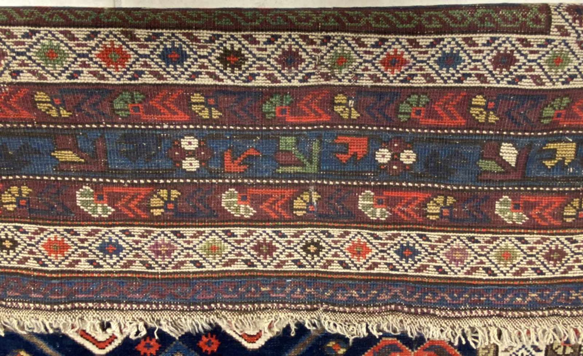 Antiker Teppich Kaukasus - Bild 4 aus 4