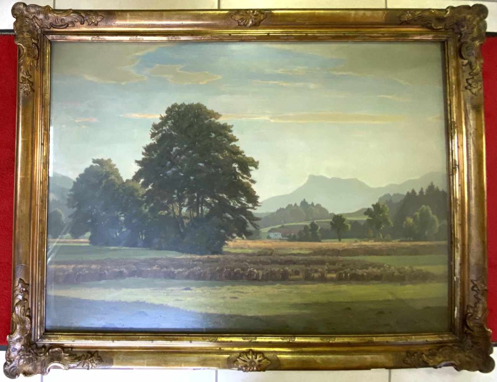 Rudolf Sieck, Sommerlandschaft bei Bernau am Chiemsee - Bild 2 aus 4