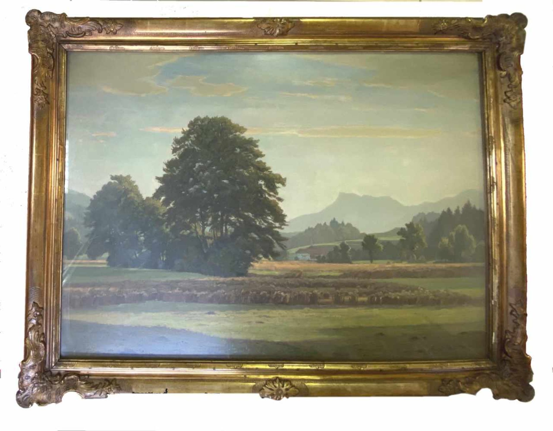 Rudolf Sieck, Sommerlandschaft bei Bernau am Chiemsee - Bild 3 aus 4