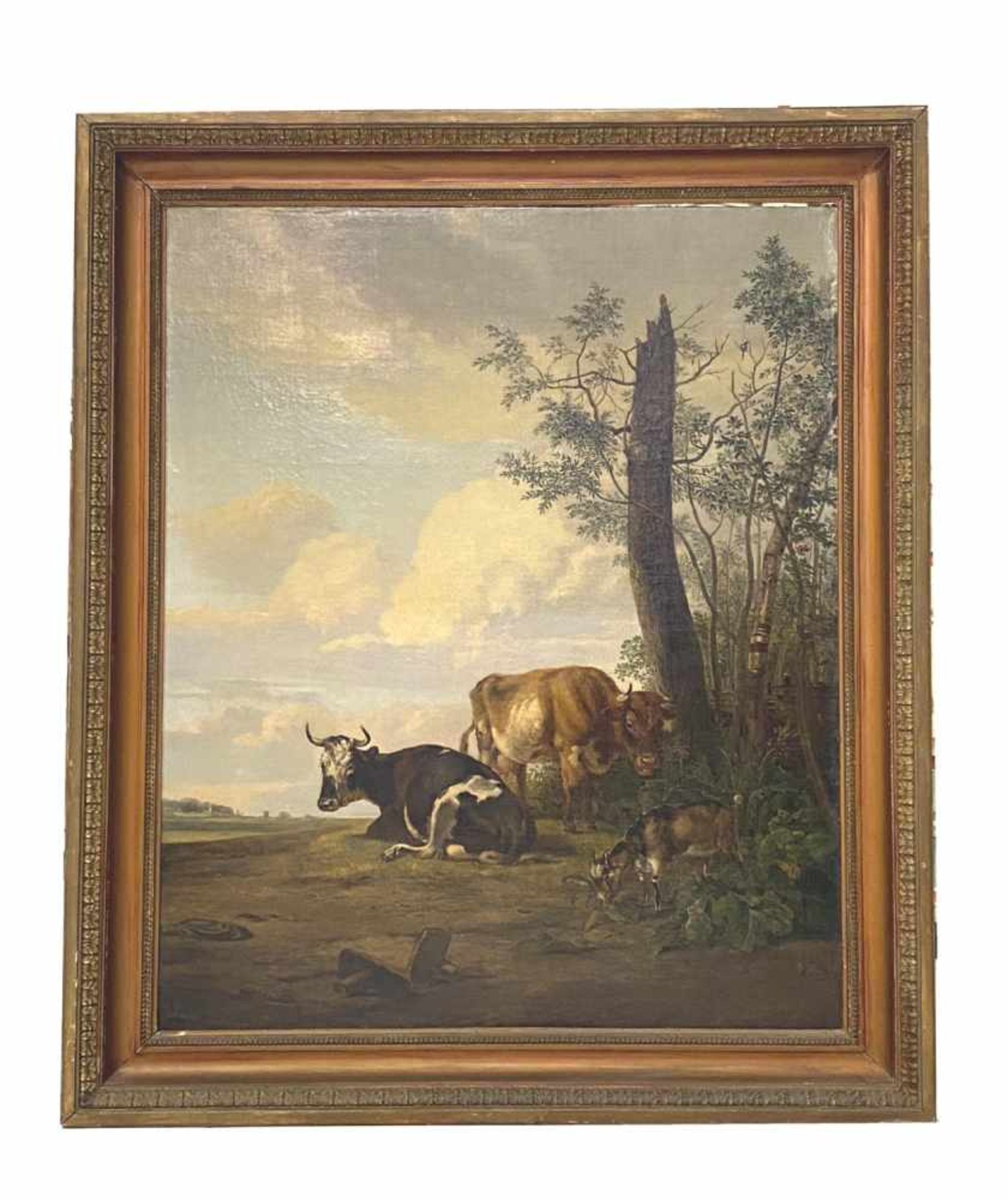 Georgius Jacobus Johannes van Os, Ländliche Idylle mit Kühen und Ziege - Bild 2 aus 5