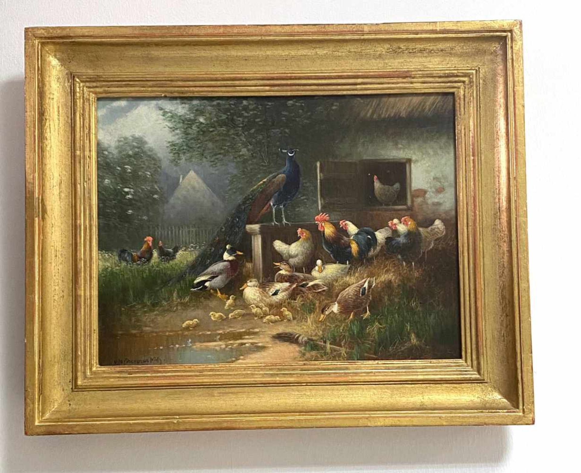 Otto Scheuerer, Der Pfau im Hühnerhof - Bild 2 aus 3