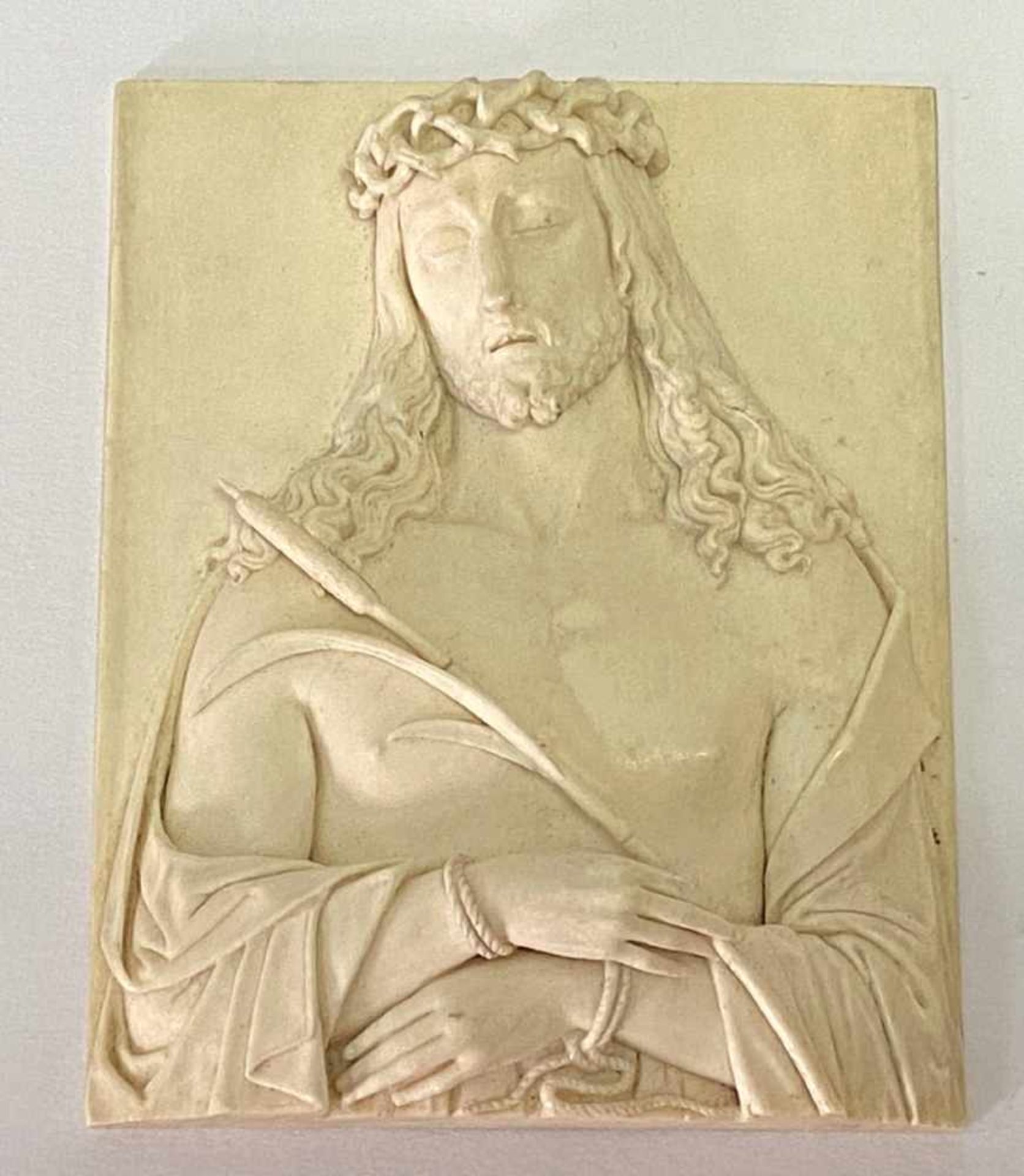 Reliefplatte Christus - Image 2 of 3