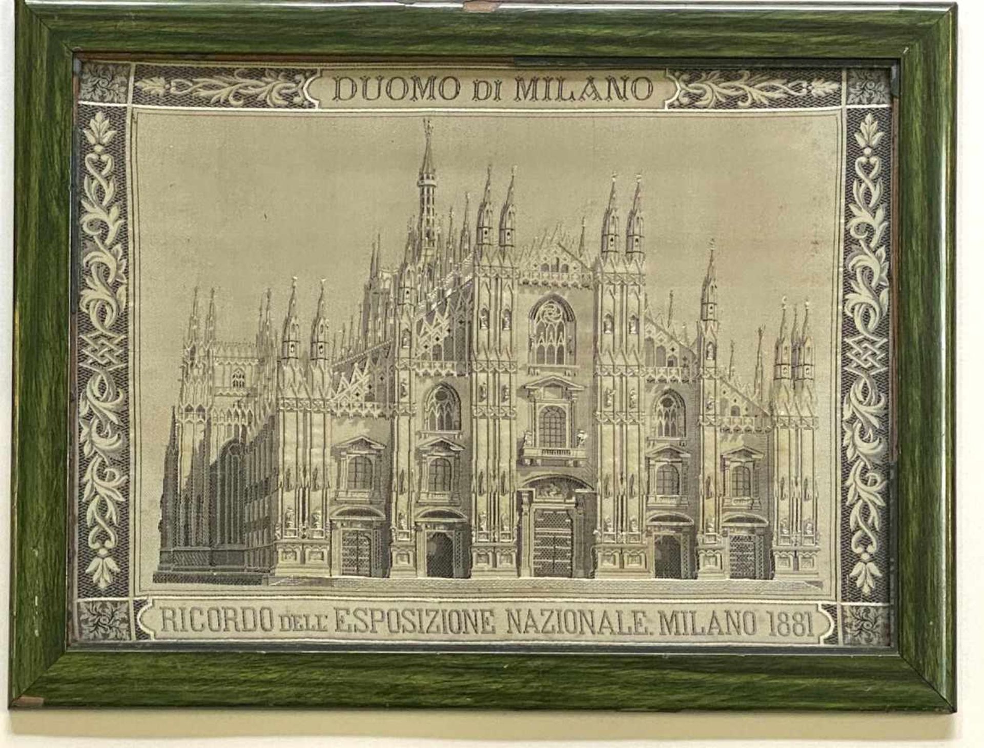 Paar italienische Motiv - Stickereien: Mailand und Turin - Bild 3 aus 3