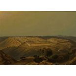 Unbekannter Romantiker, Ansicht von Jerusalem mit dem Tempelberg