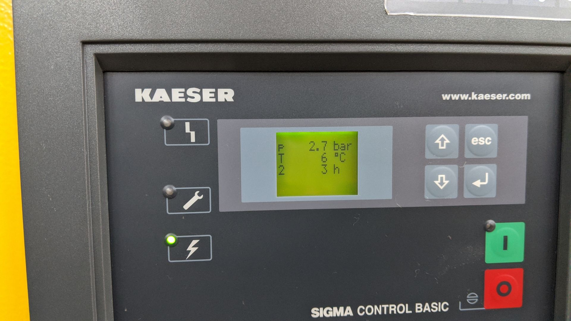 2014 Kaeser HPC Aircenter SK25 Sigma all-in-one floor standing screw compressor system, serial no. - Image 15 of 17