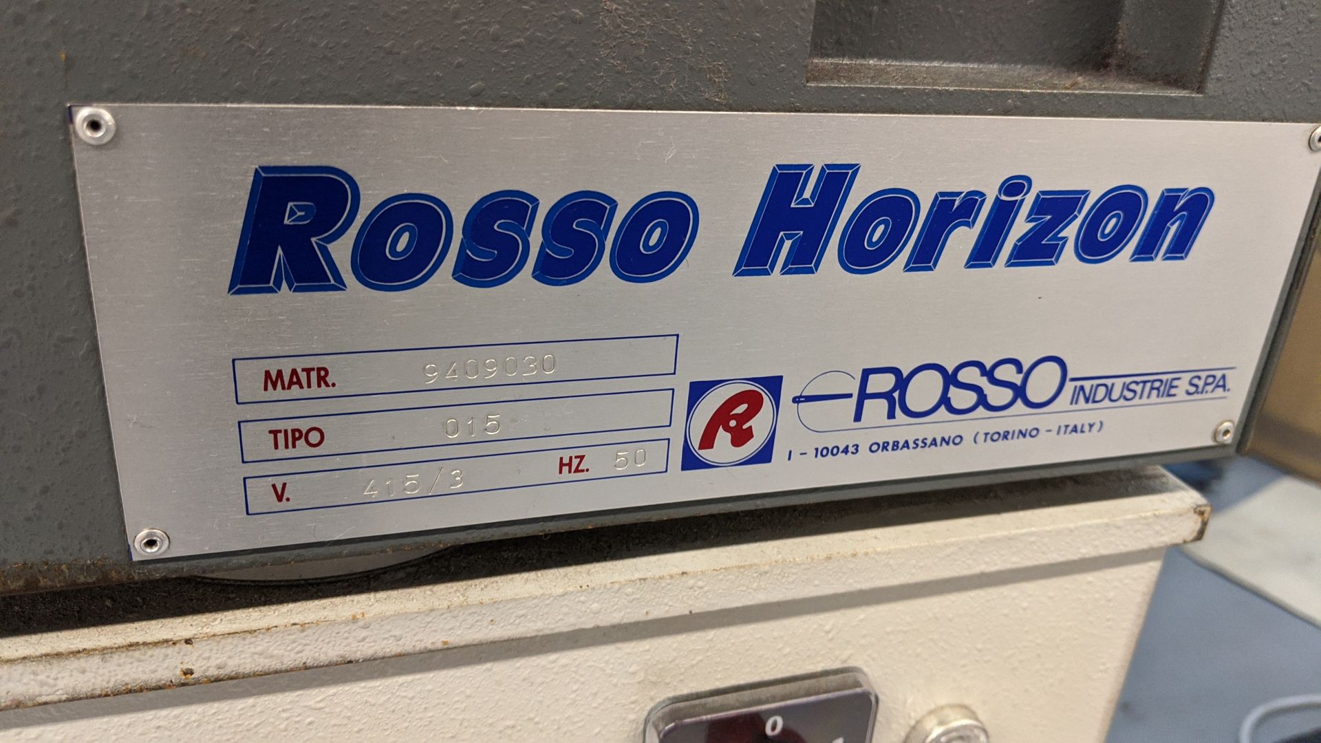 Rosso Horizon Type 015 sock toe closing machine, machine no. 9409030, includes Rosso Ultraturn - Image 9 of 19