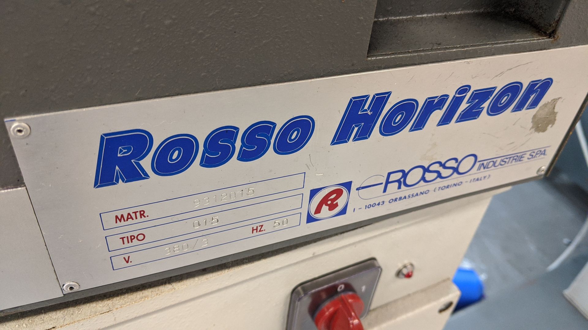 Rosso Horizon Type 015 sock toe closing machine, machine no. 2312015, includes Rosso Ultraturn - Image 10 of 22