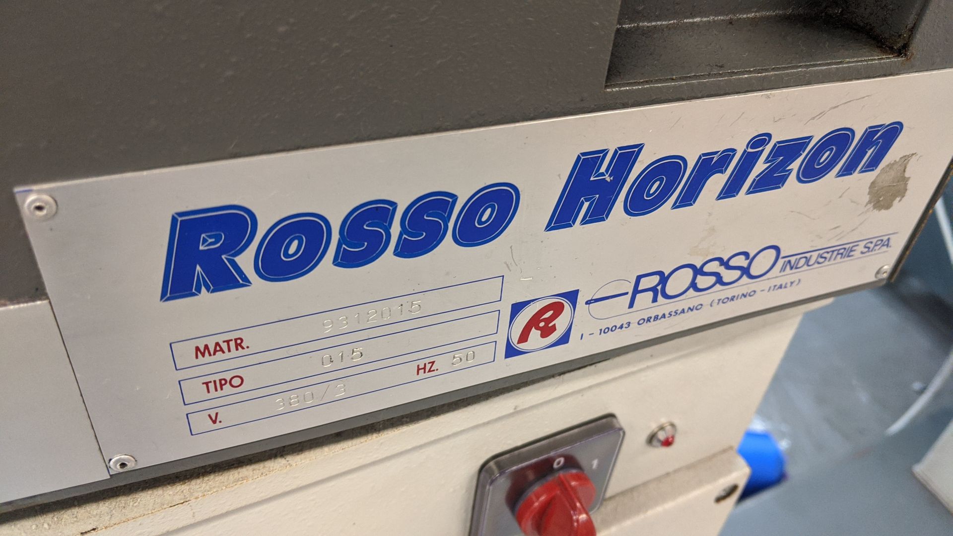 Rosso Horizon Type 015 sock toe closing machine, machine no. 2312015, includes Rosso Ultraturn - Image 9 of 22