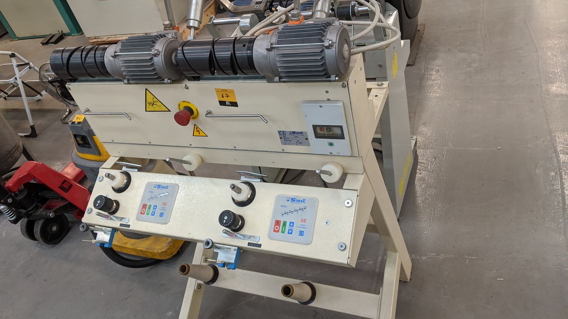 1999 Simet model SE2 winder, machine no. 17202 Please note, lots 1 ...