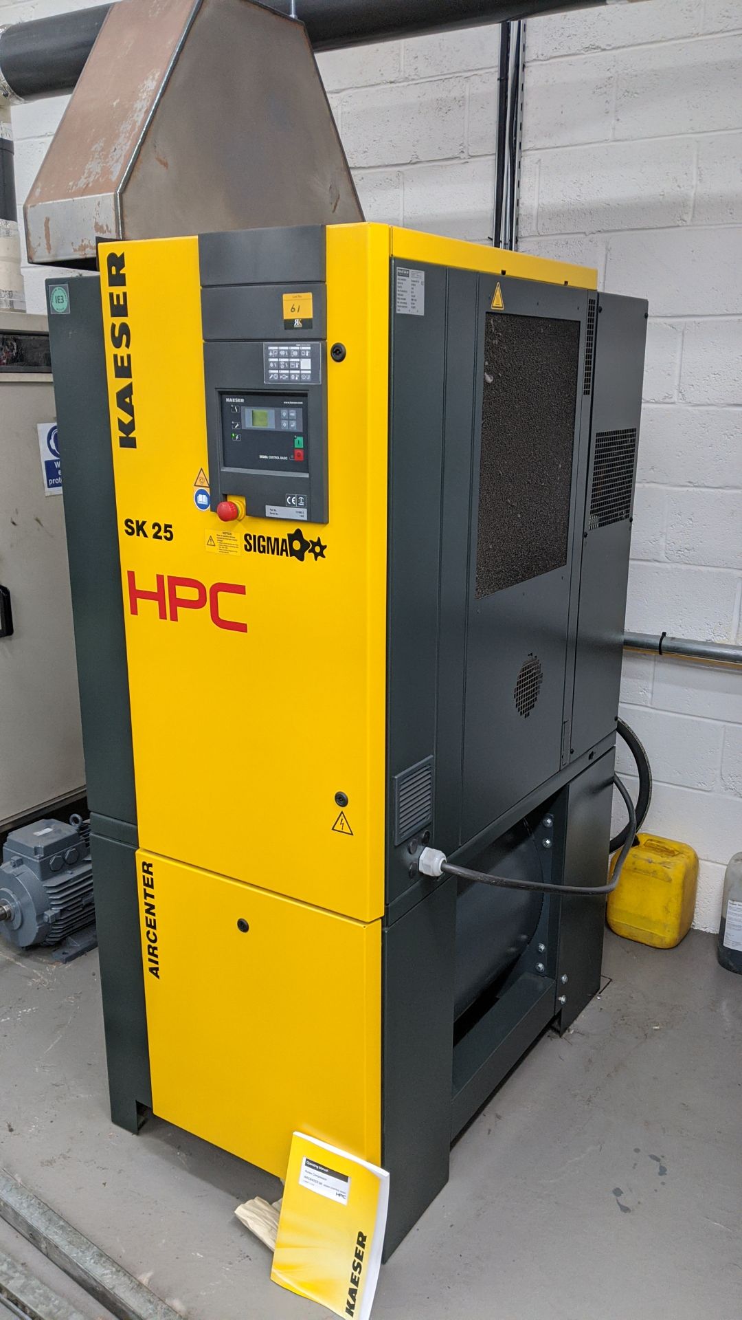 2014 Kaeser HPC Aircenter SK25 Sigma all-in-one floor standing screw compressor system, serial no.