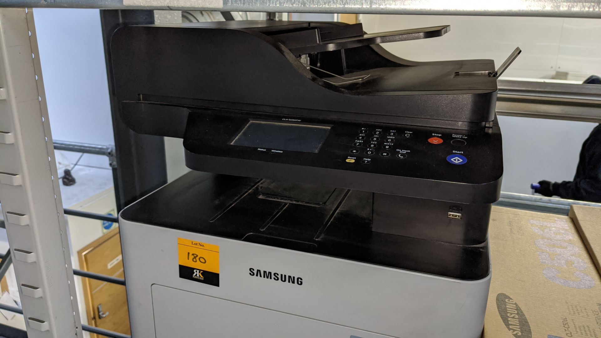 Samsung WIFI multifunction printer model CLX-6260FW Please note, lots 1 - 200 are located at - Image 15 of 15