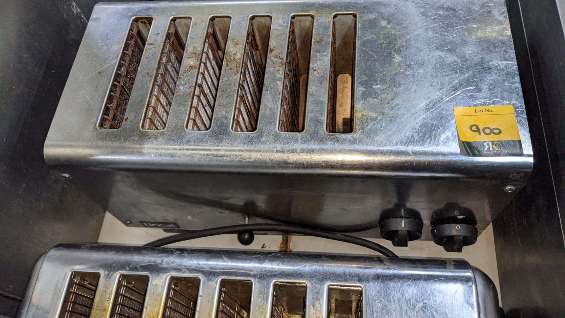 Lincat 6 slice stainless steel toaster. IMPORTANT: Please remember goods successfully bid upon