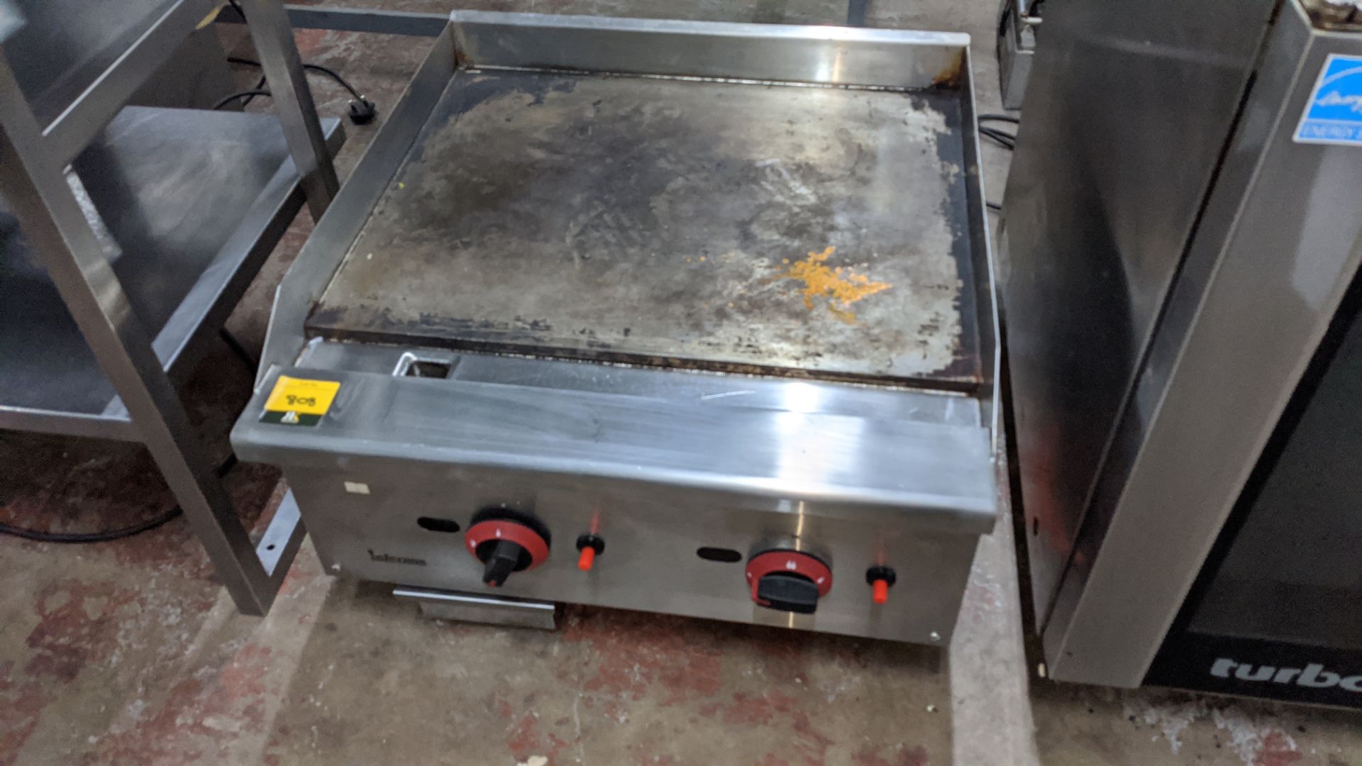 Infernus twin control benchtop 24" gas griddle model no. EGG-24SX. Lots 808 - 812 are understood