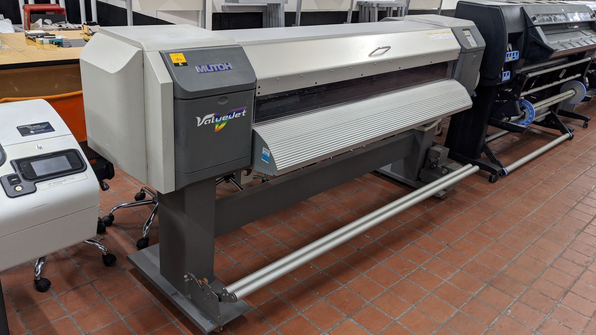 Mutoh ValueJet model VJ-1604E wide format printer, capacity approximately 64". IMPORTANT: Please - Image 4 of 6