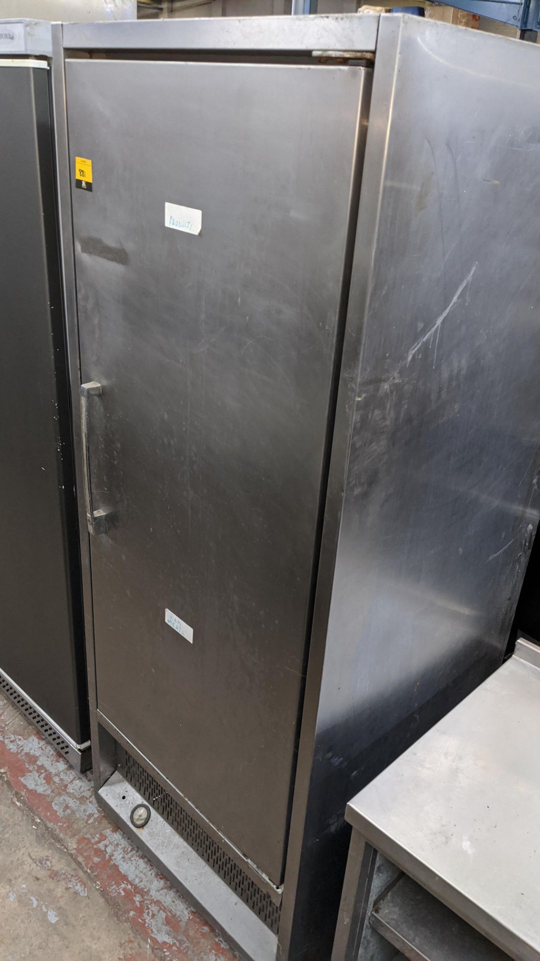 Stainless steel commercial fridge. IMPORTANT: Please remember goods successfully bid upon must be