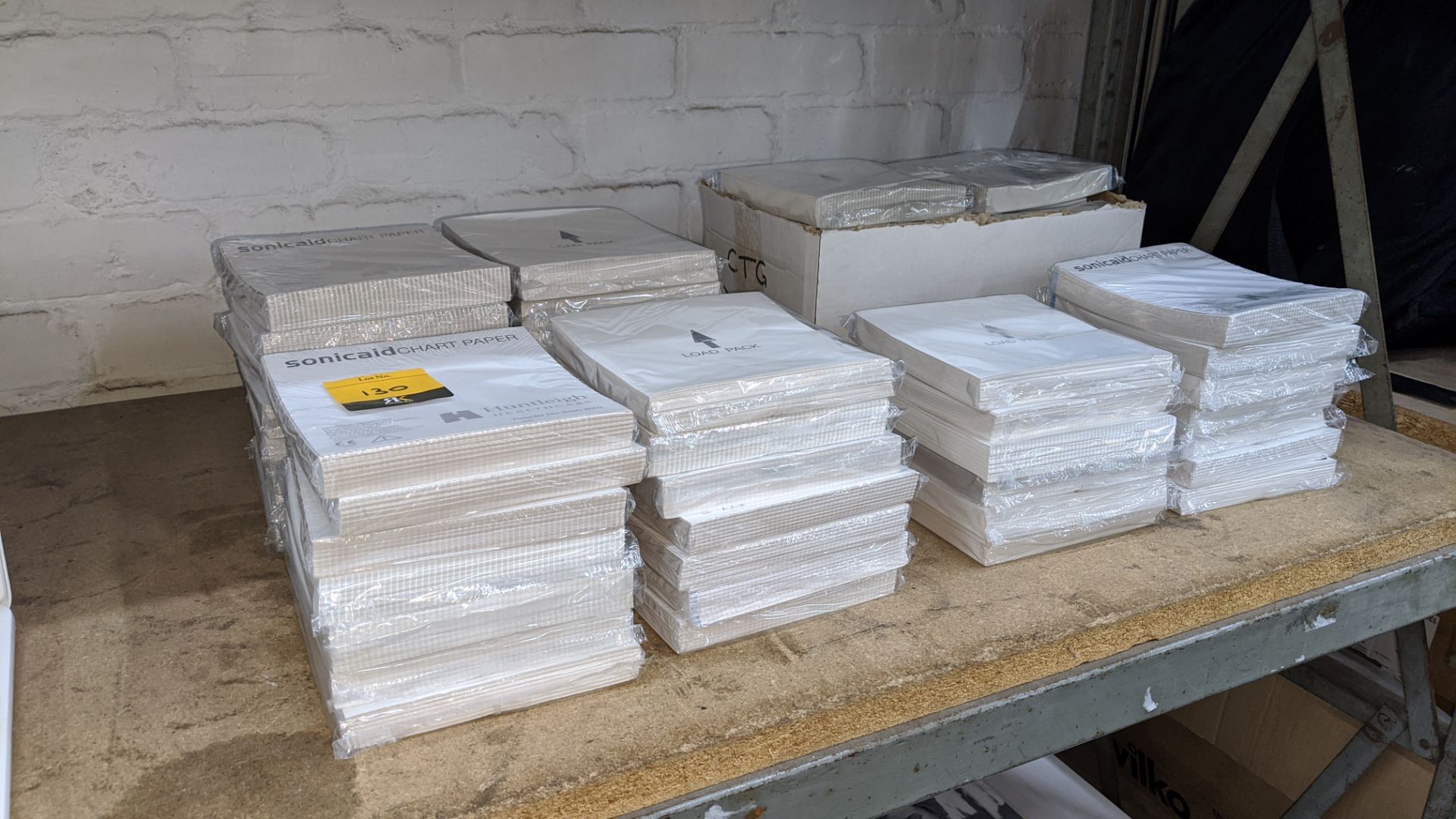 Quantity of Sonicaid medical monitoring chart paper. This is one of a small number of lots that