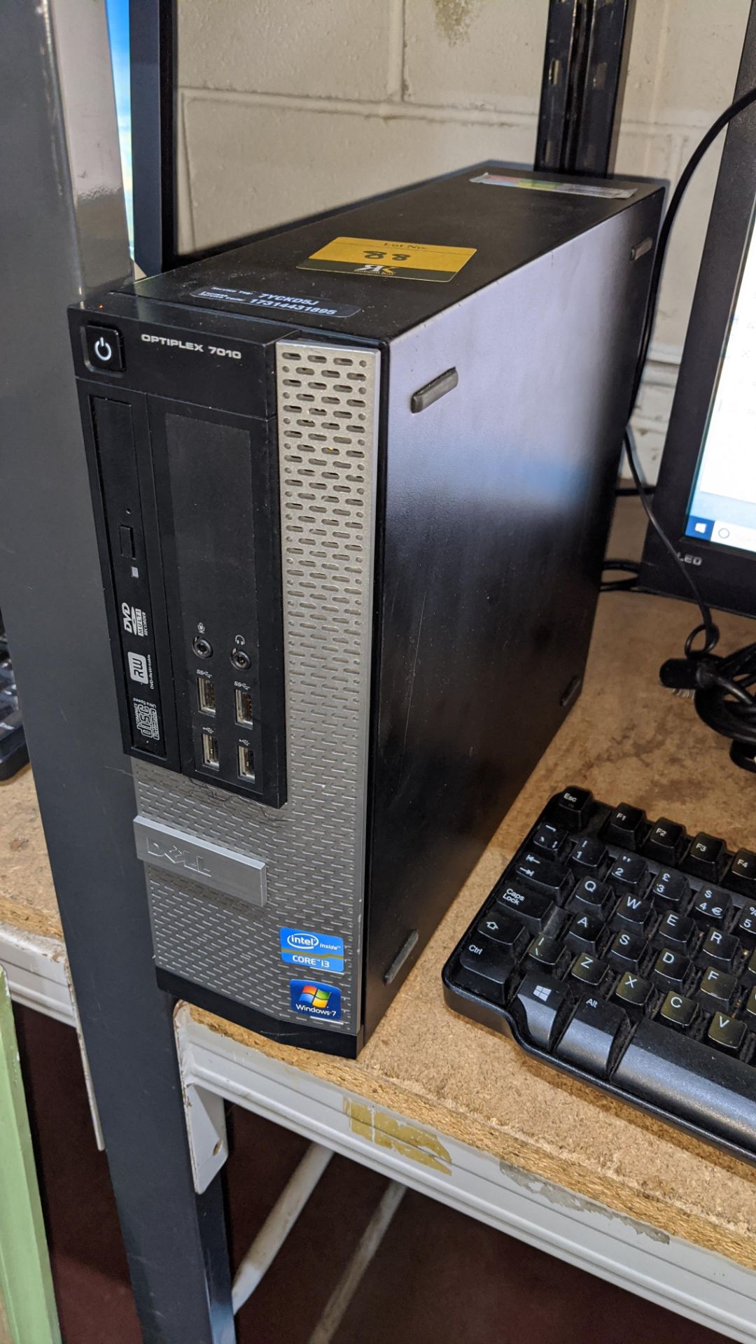 Dell Optiplex 7010 tower computer with Intel Core i3-2120 CPU @ 3.3GHz, 8Gb RAM, 1Tb HDD including - Image 3 of 4