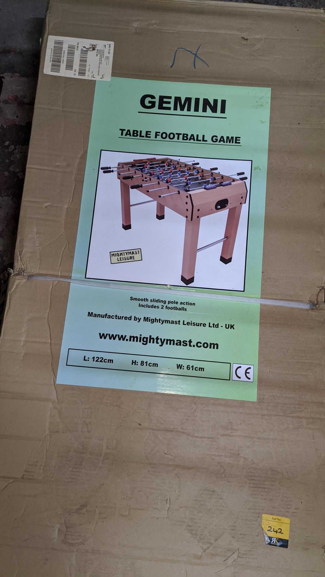 Gemini table football game - boxed. This is one of a number of lots forming the total assets of a - Bild 3 aus 3