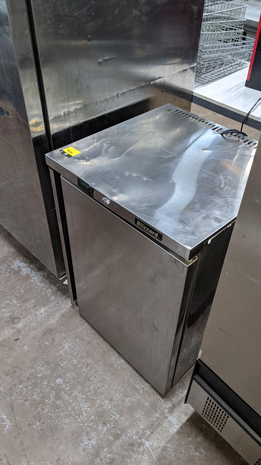 Blizzard stainless steel under counter freezer. IMPORTANT: Please remember goods successfully bid