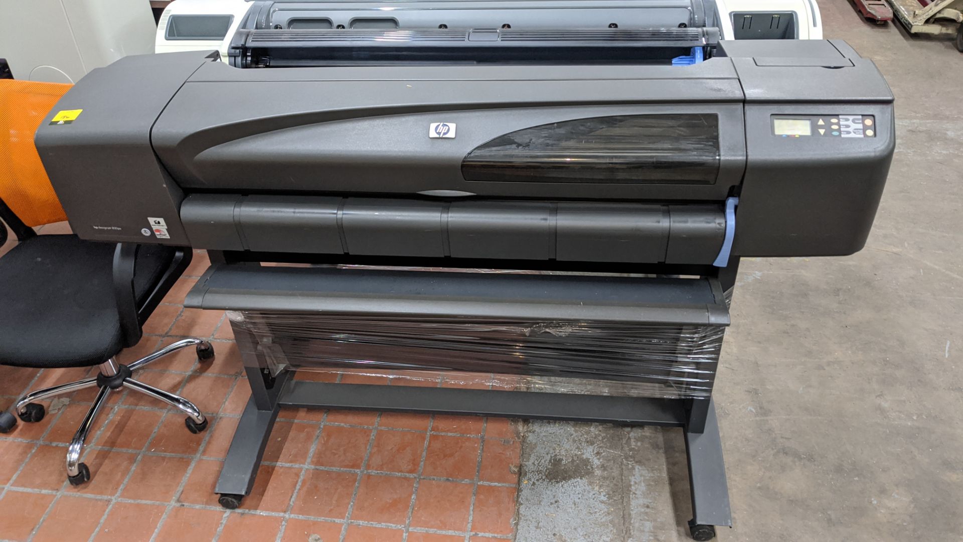 HP DesignJet 800PS floorstanding wide format printer, factory model C7780B/C, capacity approximately - Image 4 of 5