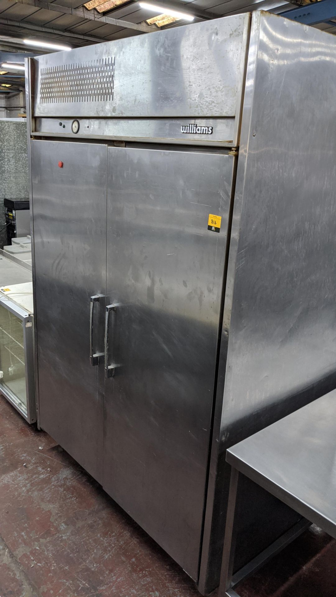 Williams HC2T twin door upright bakery cabinet. Lots 813 - 815 are residual assets from a bakery - Image 2 of 6