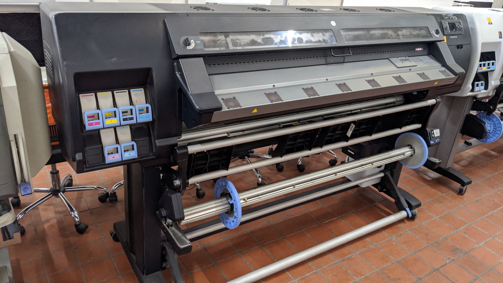 HP latex 260 (HP DesignJet L26500) wide format printer, product number CQ869A (61" capacity). - Image 5 of 9