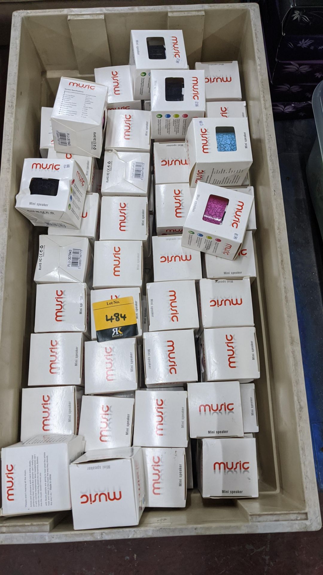 Contents of a crate of music mini speakers - crate excluded. IMPORTANT – DO NOT BID BEFORE READING - Image 2 of 2