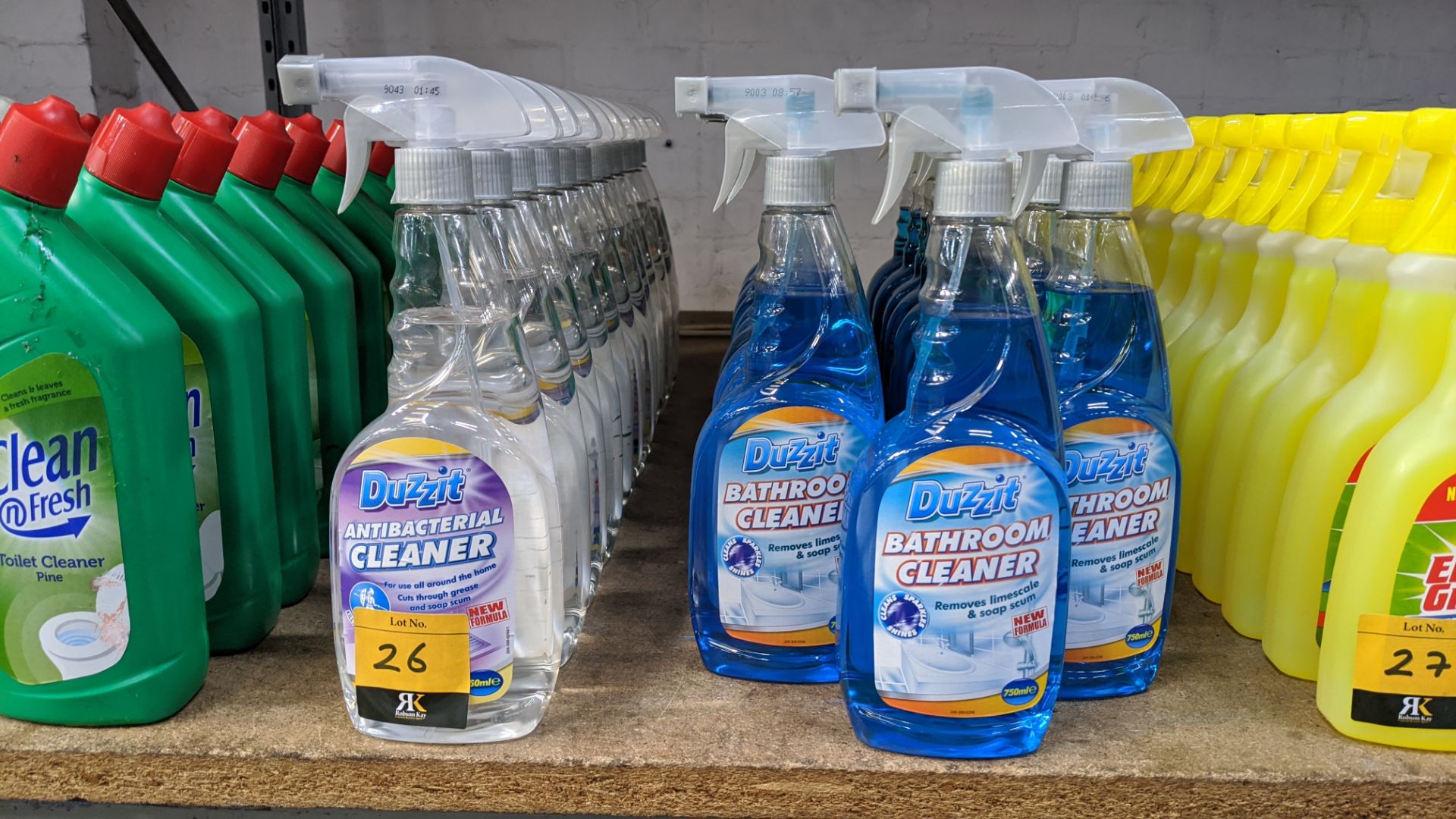 33 off 750ml bottles of Duzzit Bathroom & Antibacterial cleaner. IMPORTANT – DO NOT BID BEFORE