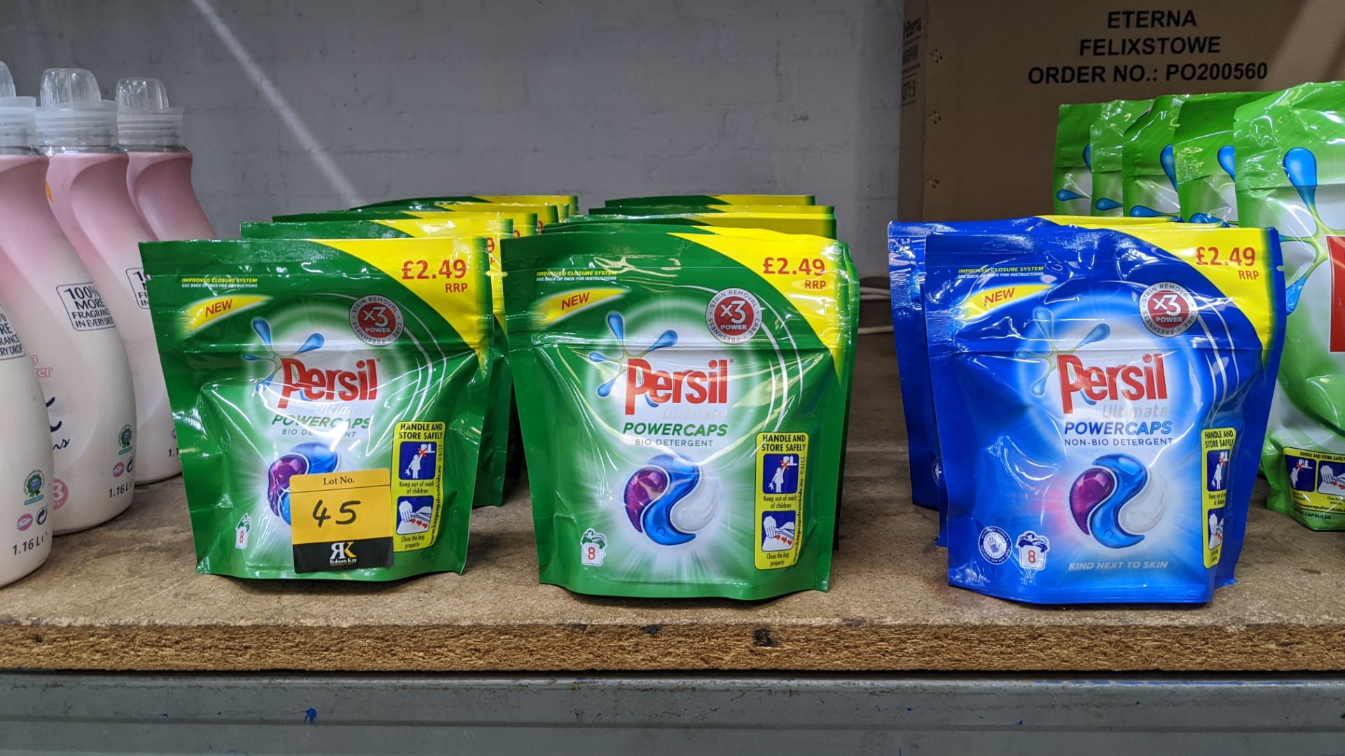 16 off 216g pouches of Persil Ultimate Power Caps Bio & Non Bio detergent. IMPORTANT – DO NOT BID