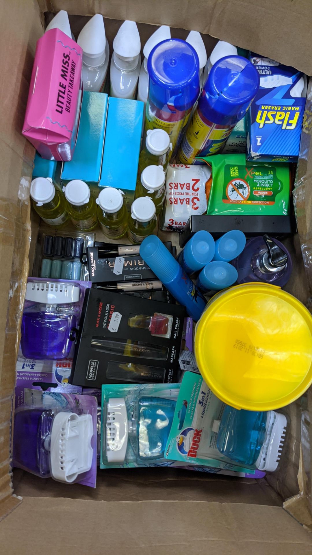 Box of assorted primarily toiletry related products. IMPORTANT – DO NOT BID BEFORE READING THE - Image 4 of 4