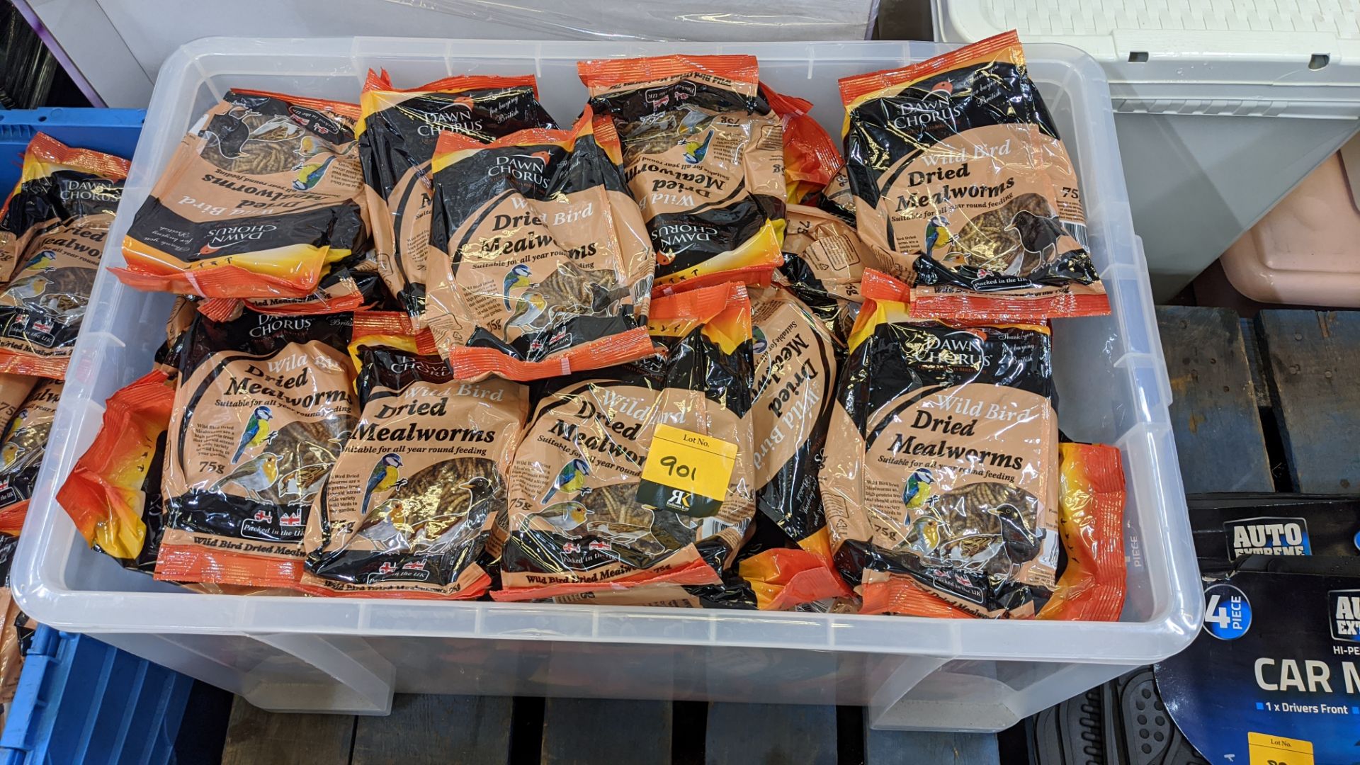 Contents of a large crate of wild bird dried mealworms - crate excluded . IMPORTANT – DO NOT BID - Image 2 of 2