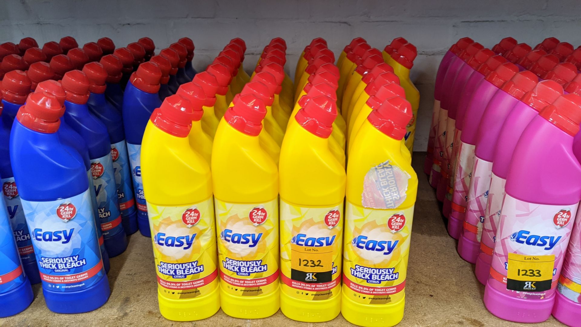 34 off 750ml bottles of Easy bleach Citrus . IMPORTANT – DO NOT BID BEFORE READING THE IMPORTANT