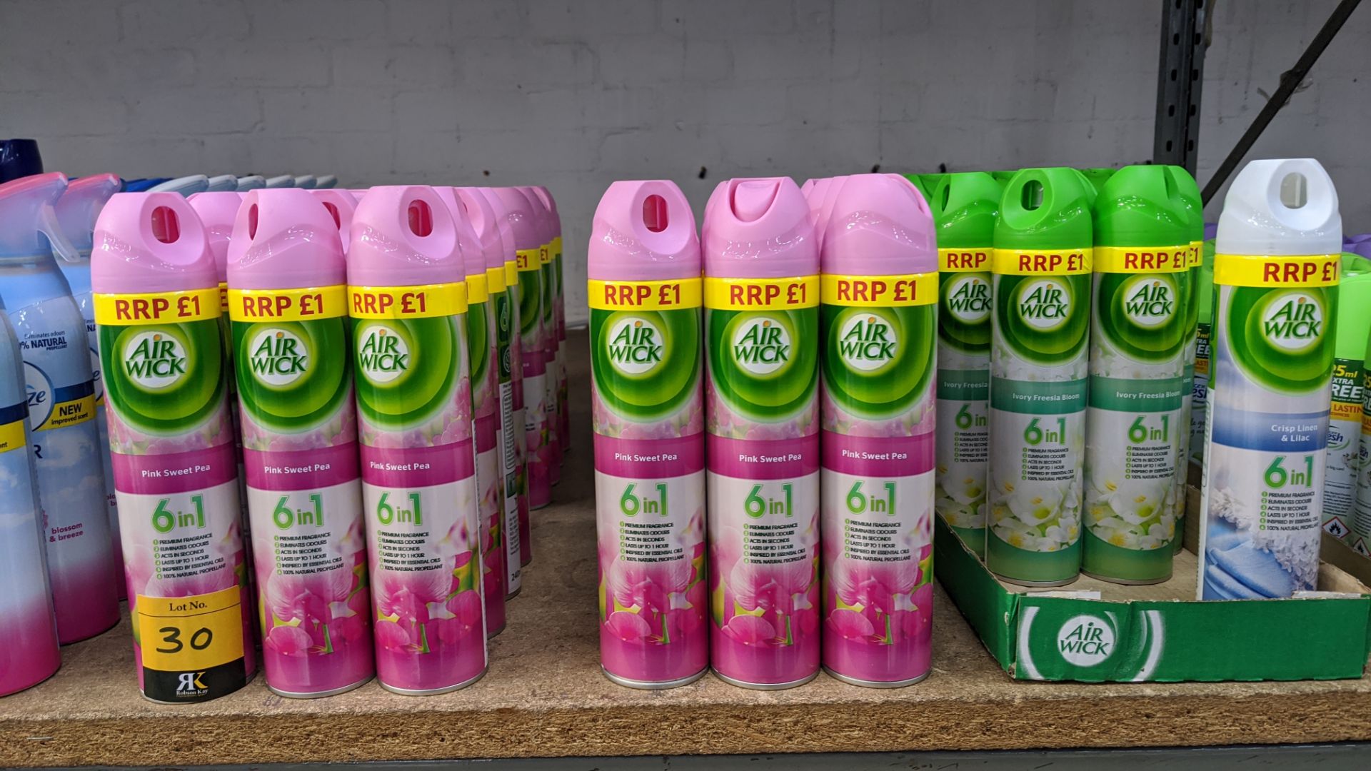 54 off 240ml spray tins of Air Wick 6-in-1 air freshener in assorted scents. IMPORTANT – DO NOT