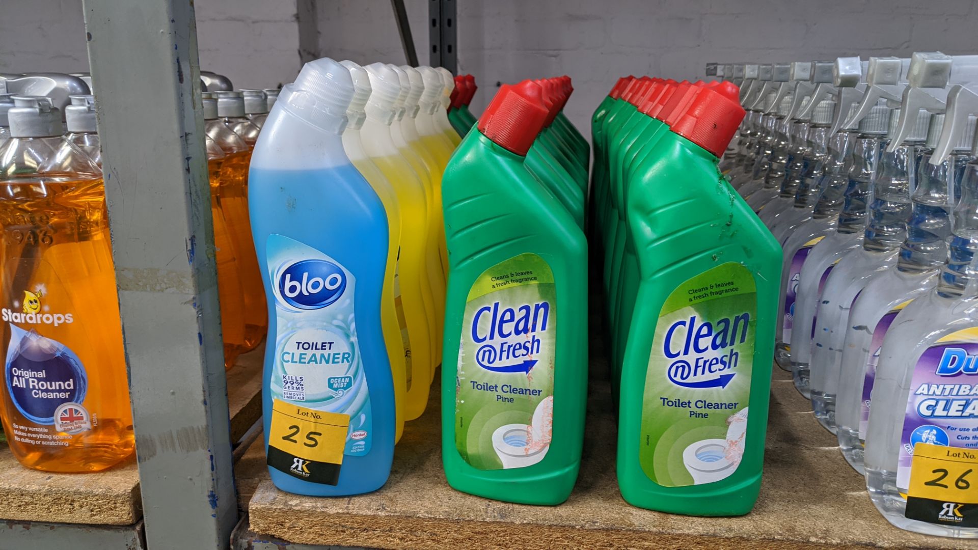 33 off 750ml bottles of Bloo & Clean n Fresh toilet cleaning products. IMPORTANT – DO NOT BID BEFORE