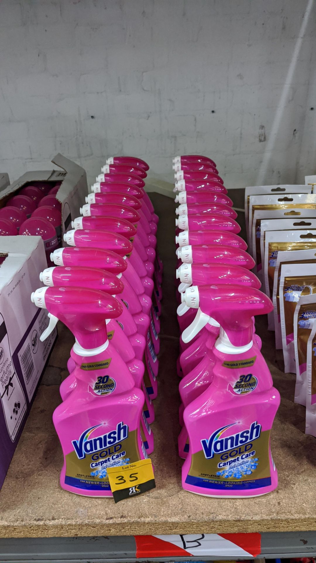 22 off 500ml spray bottles of Vanish Gold Carpet Care. IMPORTANT – DO NOT BID BEFORE READING THE - Image 2 of 2