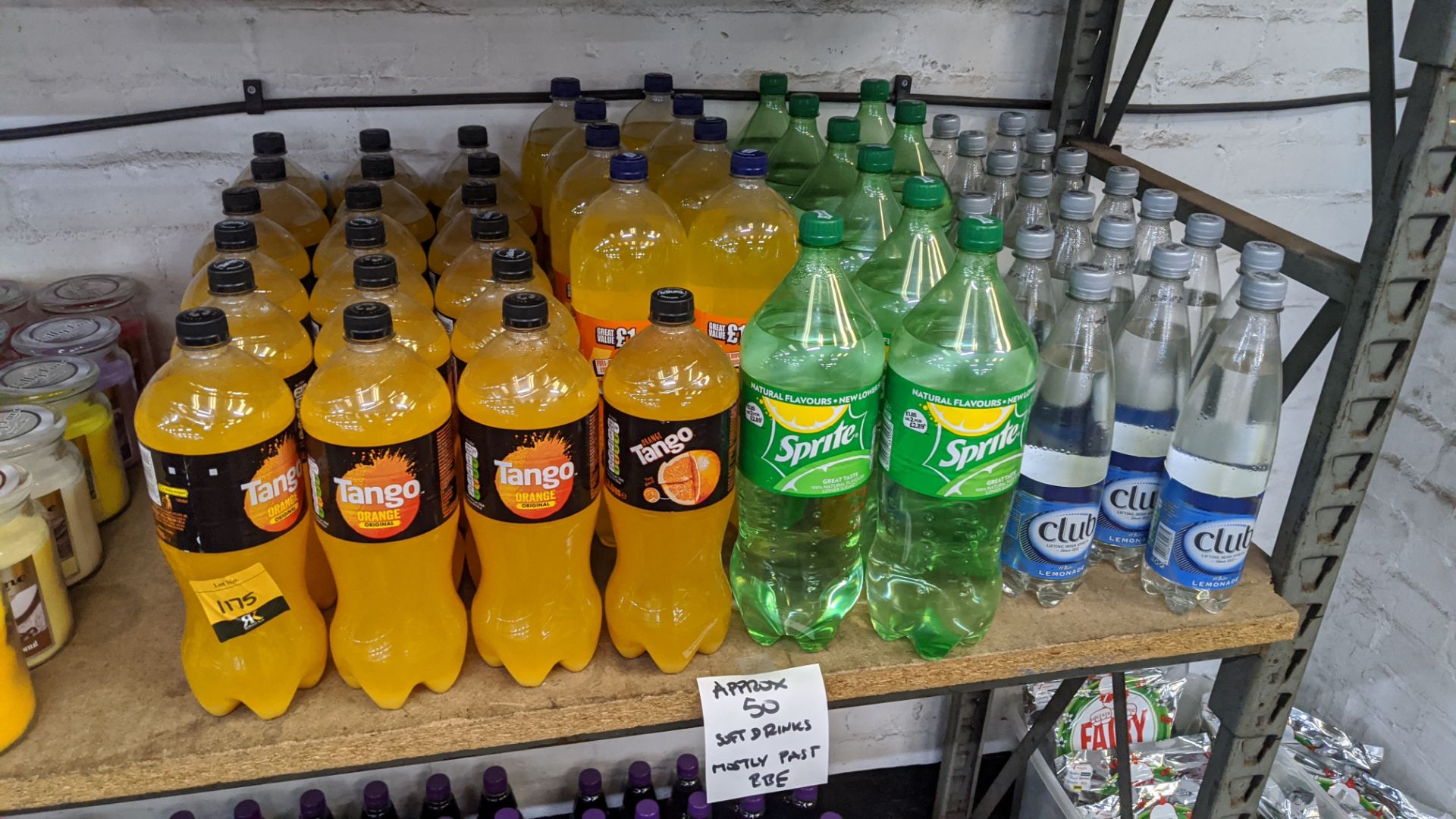 Approx. 50 assorted bottles of Tango, Sprite, lemonade & other soft drinks. IMPORTANT – DO NOT BID - Image 2 of 3