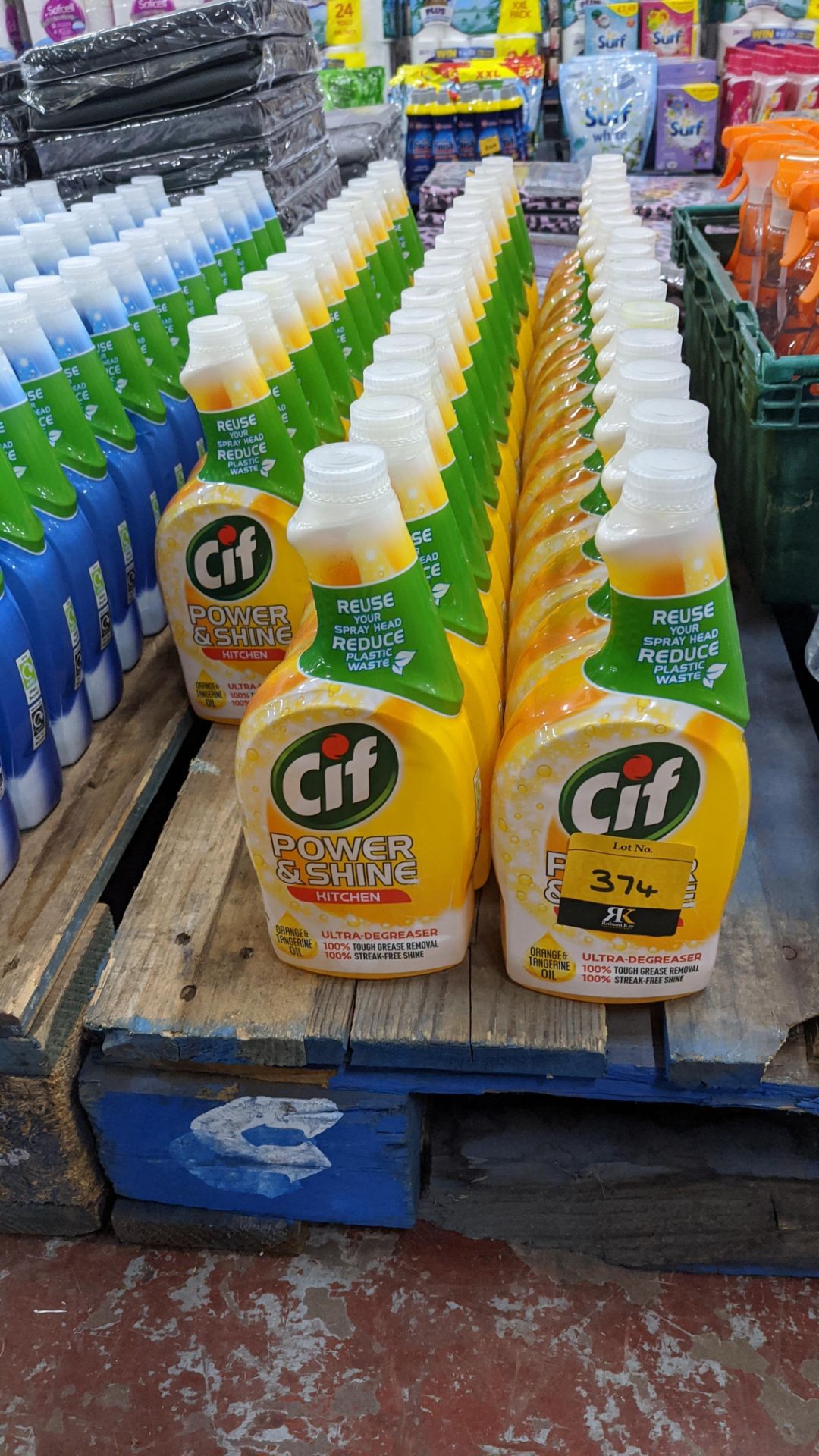 44 off 700ml bottles of Cif Power & Shine Kitchen Ultra Degreaser. IMPORTANT – DO NOT BID BEFORE