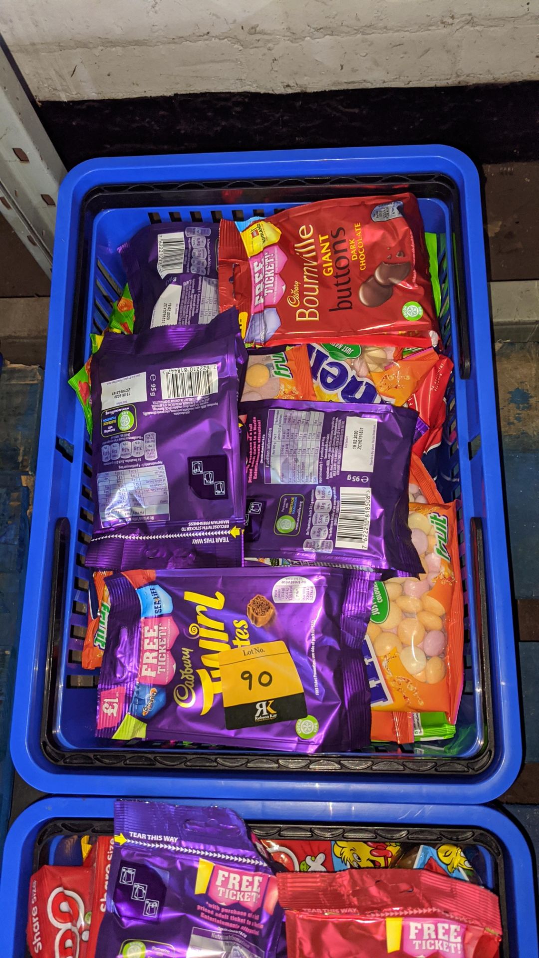 Contents of a crate of assorted chocolate & confectionery - crate excluded. IMPORTANT – DO NOT BID - Image 2 of 2