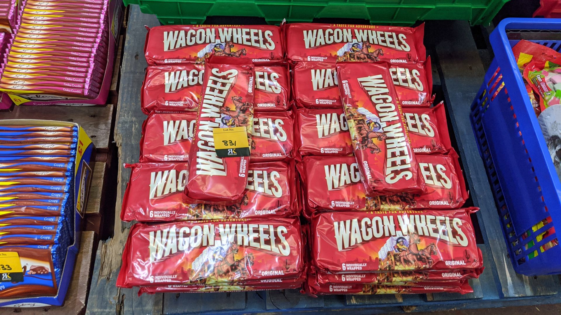 52 packs of Wagon Wheels. IMPORTANT – DO NOT BID BEFORE READING THE IMPORTANT INFORMATION