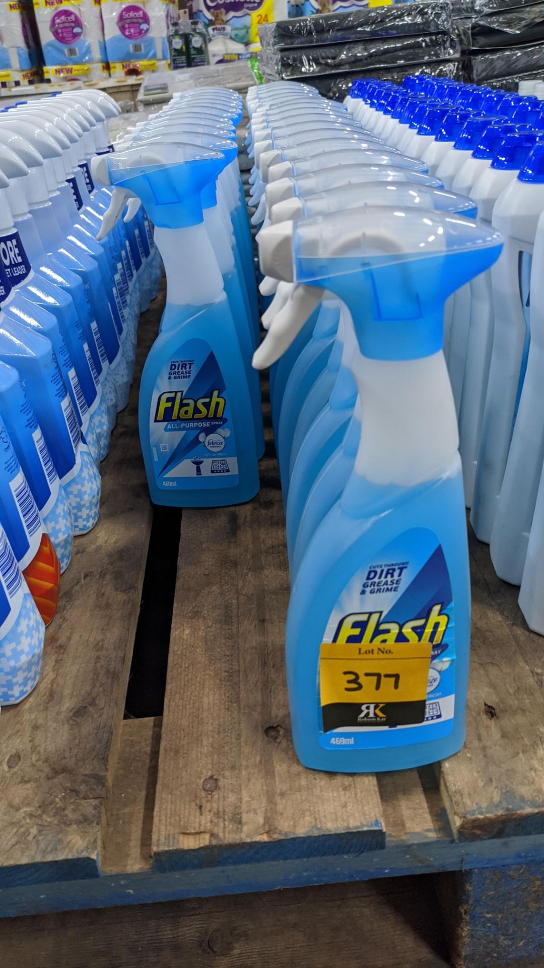 28 off 469ml bottles of Flash All Purpose spray. IMPORTANT – DO NOT BID BEFORE READING THE IMPORTANT