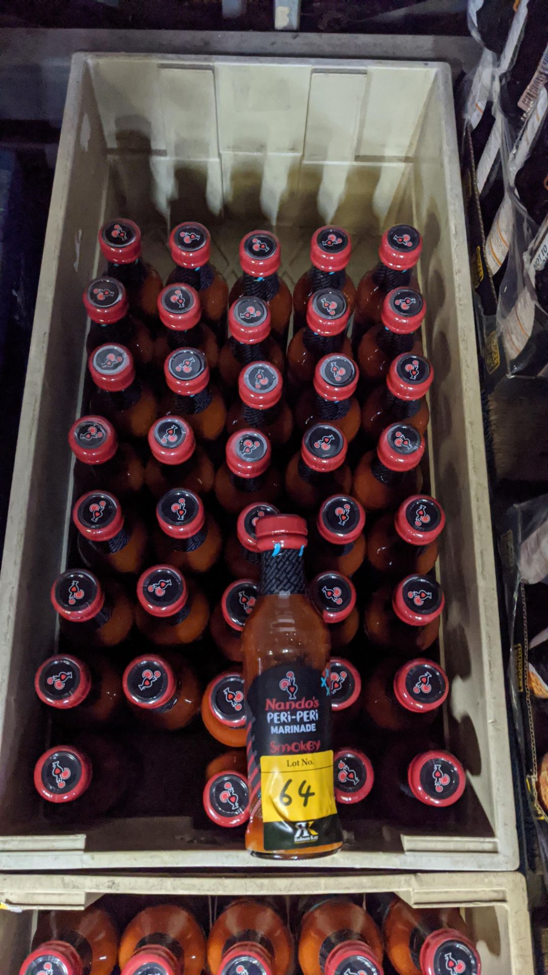 40 off 270g bottles of Nando's PERi-PERi Smoky Barbecue Marinade. IMPORTANT – DO NOT BID BEFORE