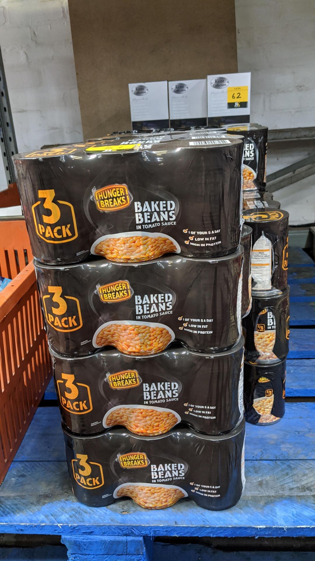 39 off triple tin packs of Baked Beans in Tomato Sauce i.e. 39 packs containing a total of 117 x