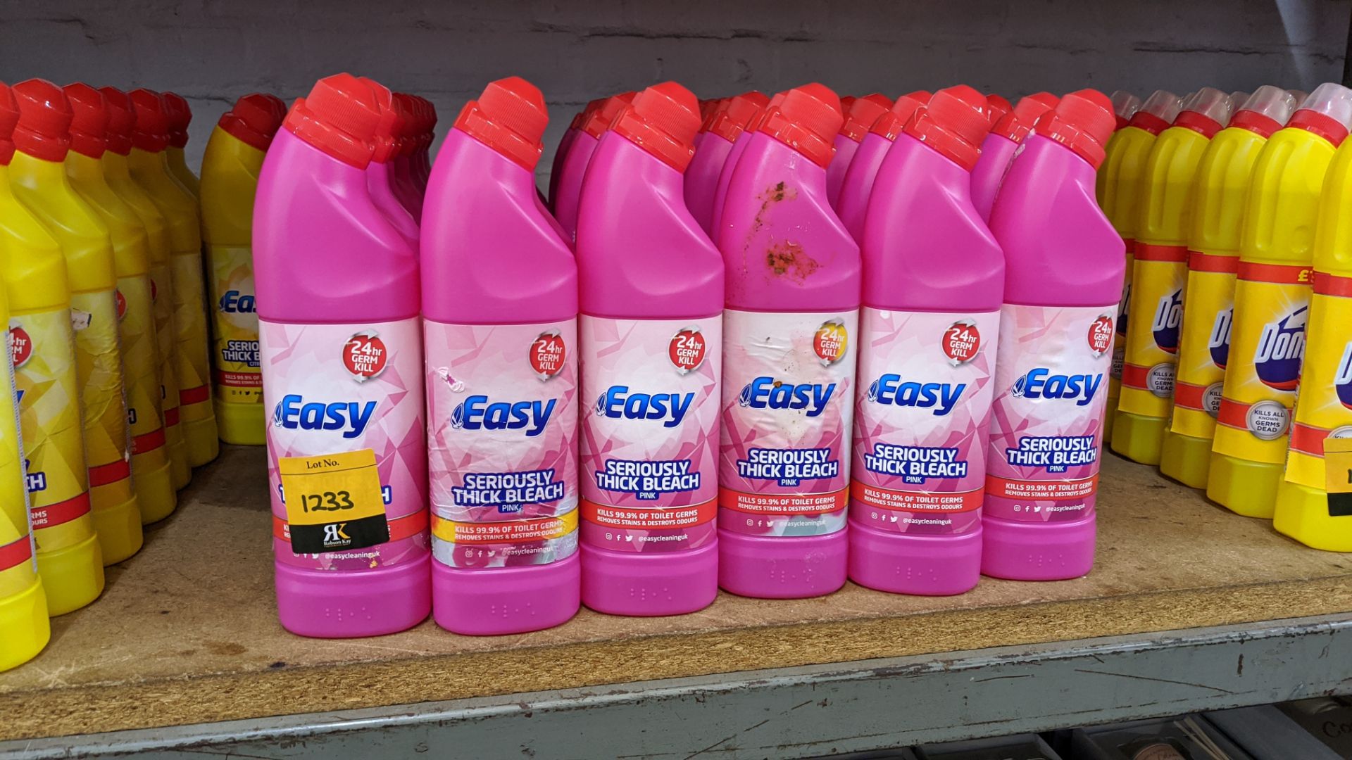 48 off 750ml bottles of Easy bleach. IMPORTANT – DO NOT BID BEFORE READING THE IMPORTANT INFORMATION - Image 2 of 2