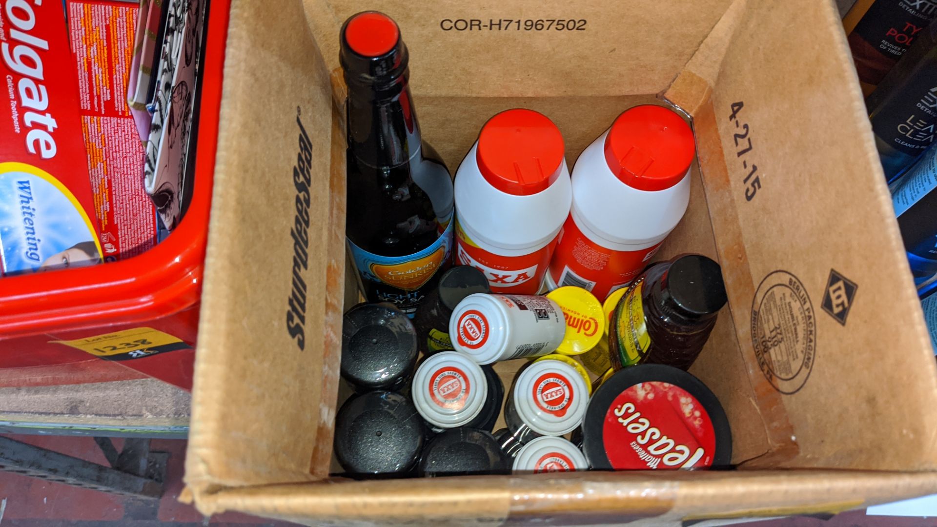 Box of foodstuffs. IMPORTANT – DO NOT BID BEFORE READING THE IMPORTANT INFORMATION REGARDING THIS - Image 4 of 4