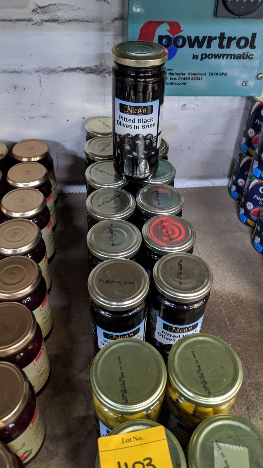 17 jars of assorted green & black pitted olives. IMPORTANT – DO NOT BID BEFORE READING THE IMPORTANT - Image 3 of 3